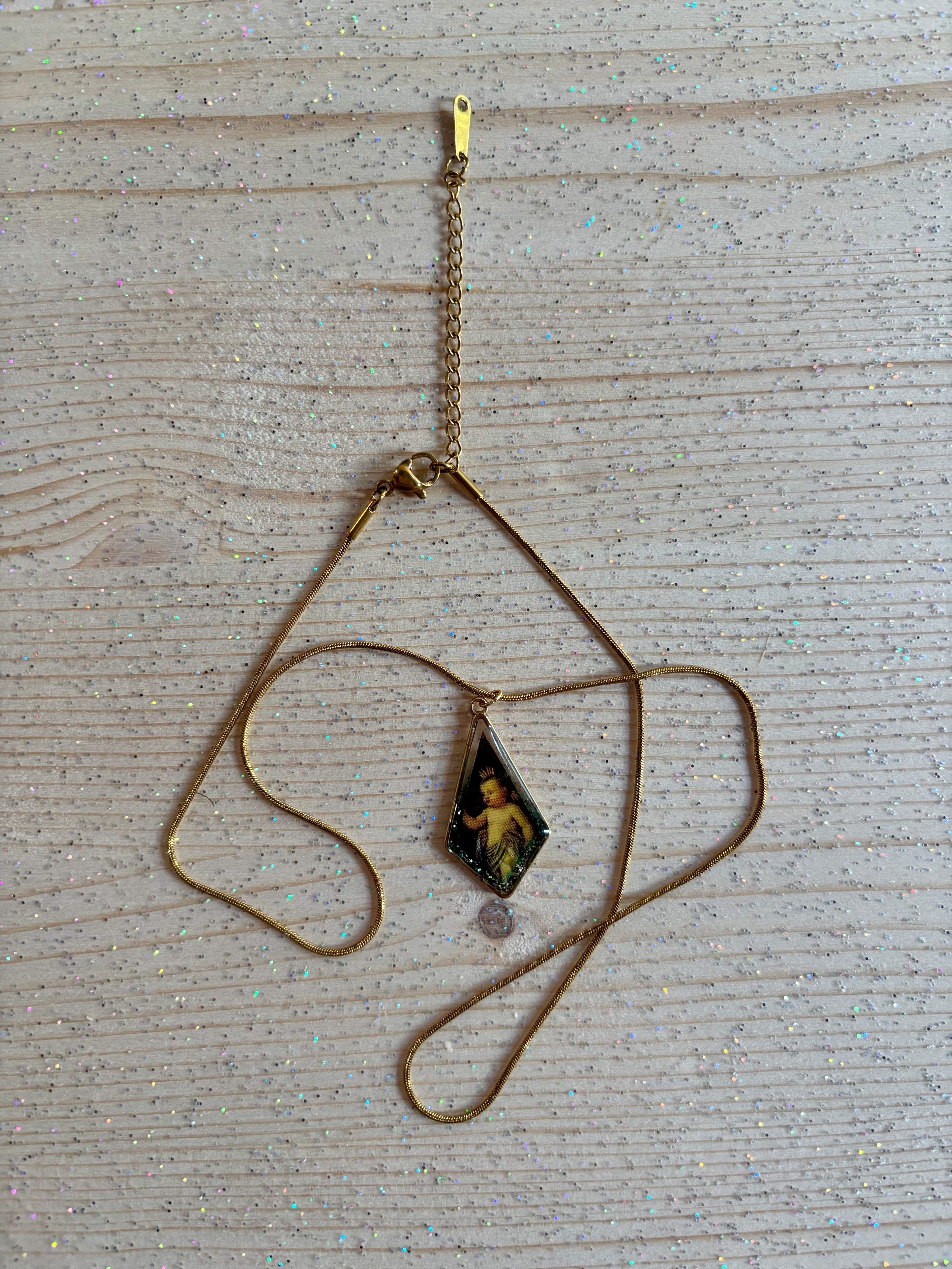 Collana con ciondolo - Baby Gesù