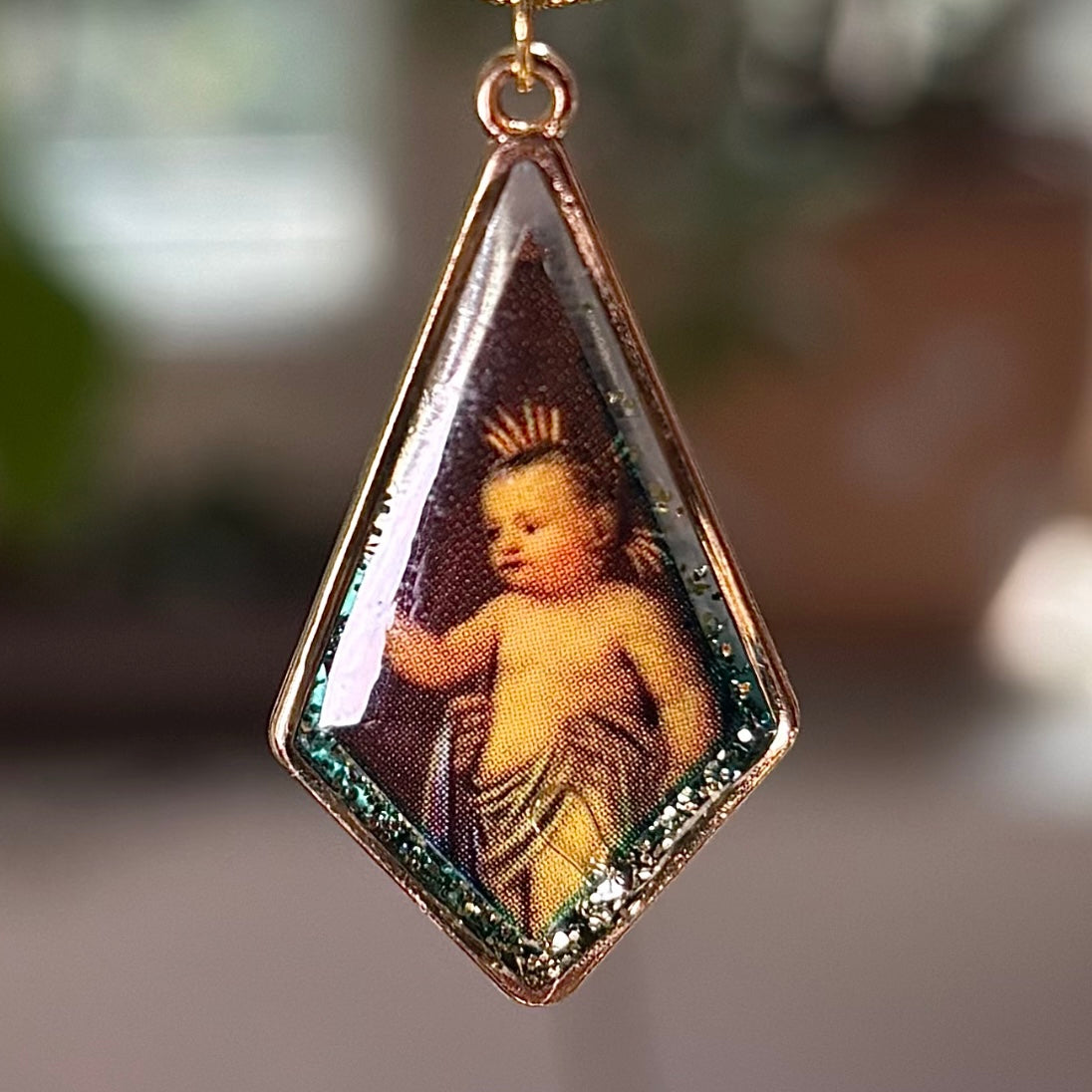 Collana con ciondolo - Baby Gesù
