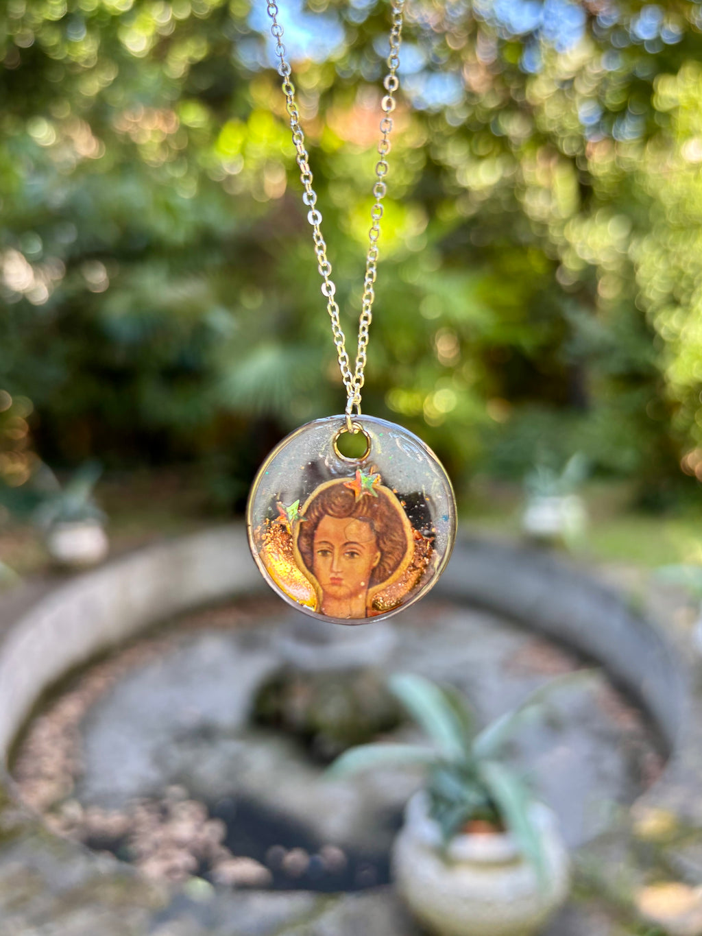 Collana con ciondolo - Gesù Bizantino