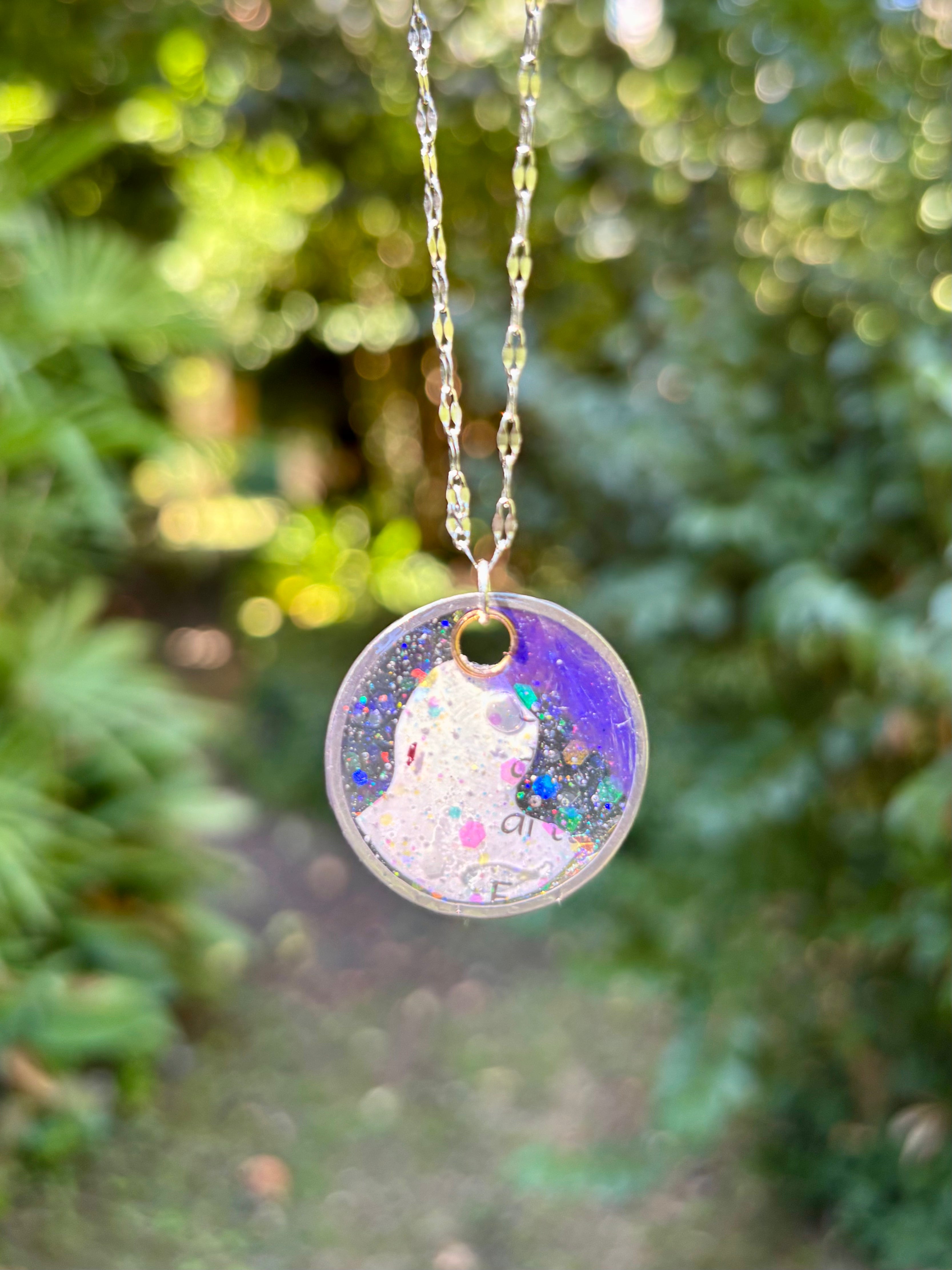 Collana con ciondolo - Prete Glitter