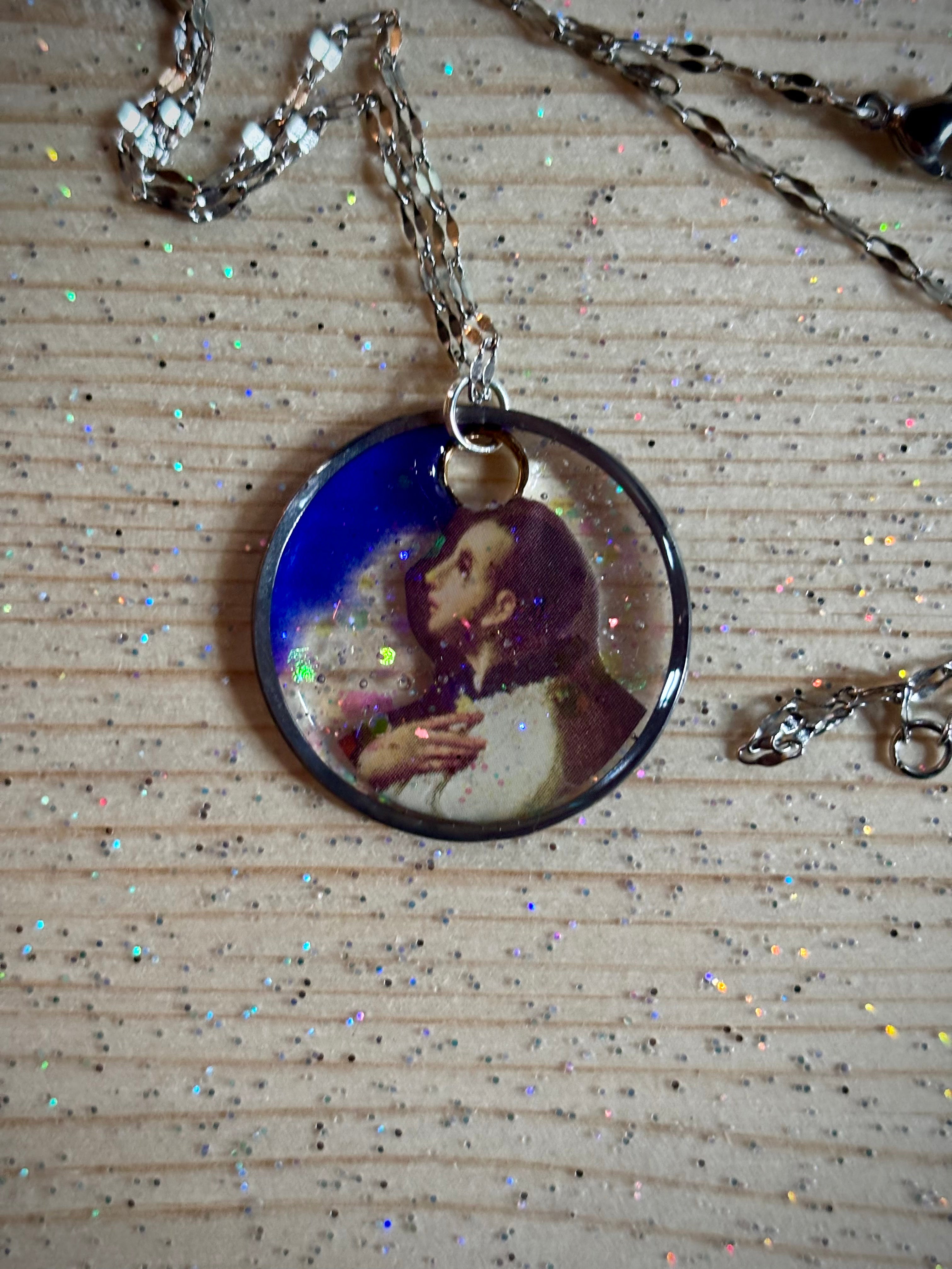 Collana con ciondolo - Prete Glitter