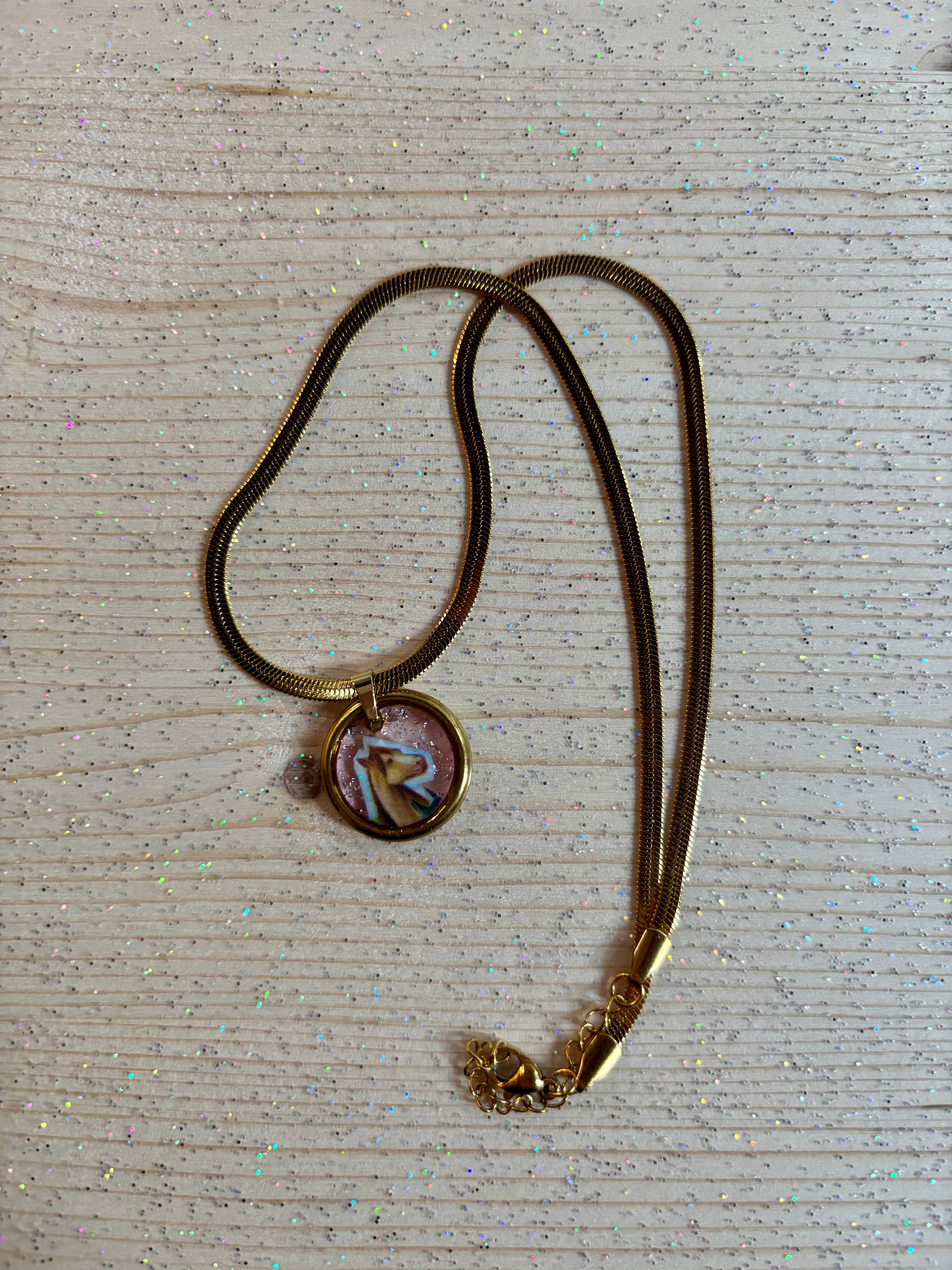 Collana con ciondolo - Cavallo