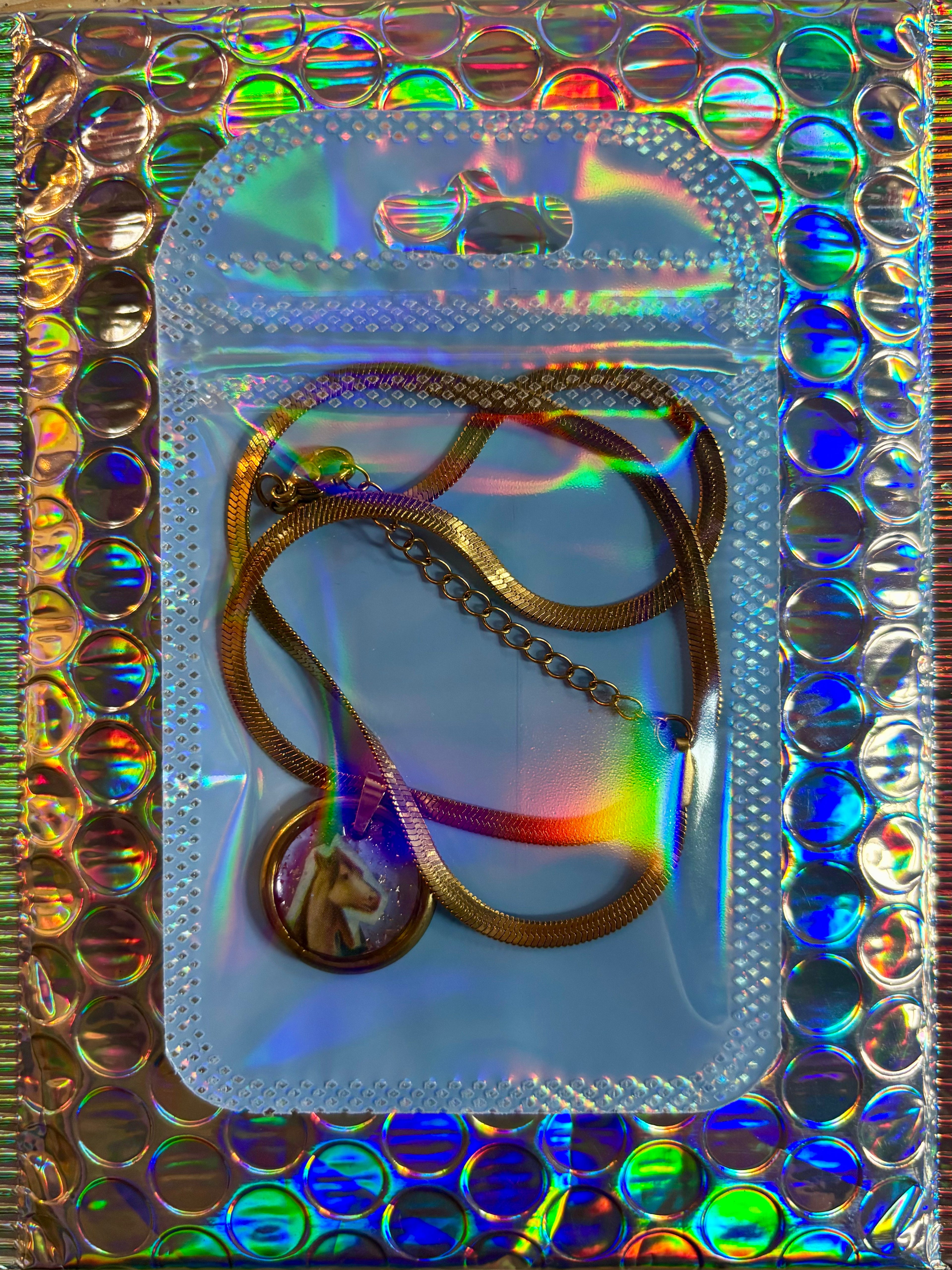 Collana con ciondolo - Cavallo