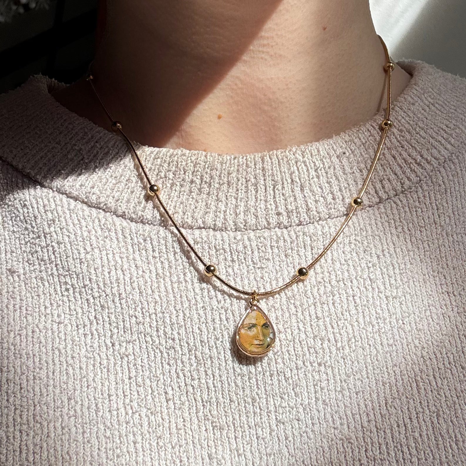 Collana con ciondolo - Sant Antonio Di Padova Ligneo