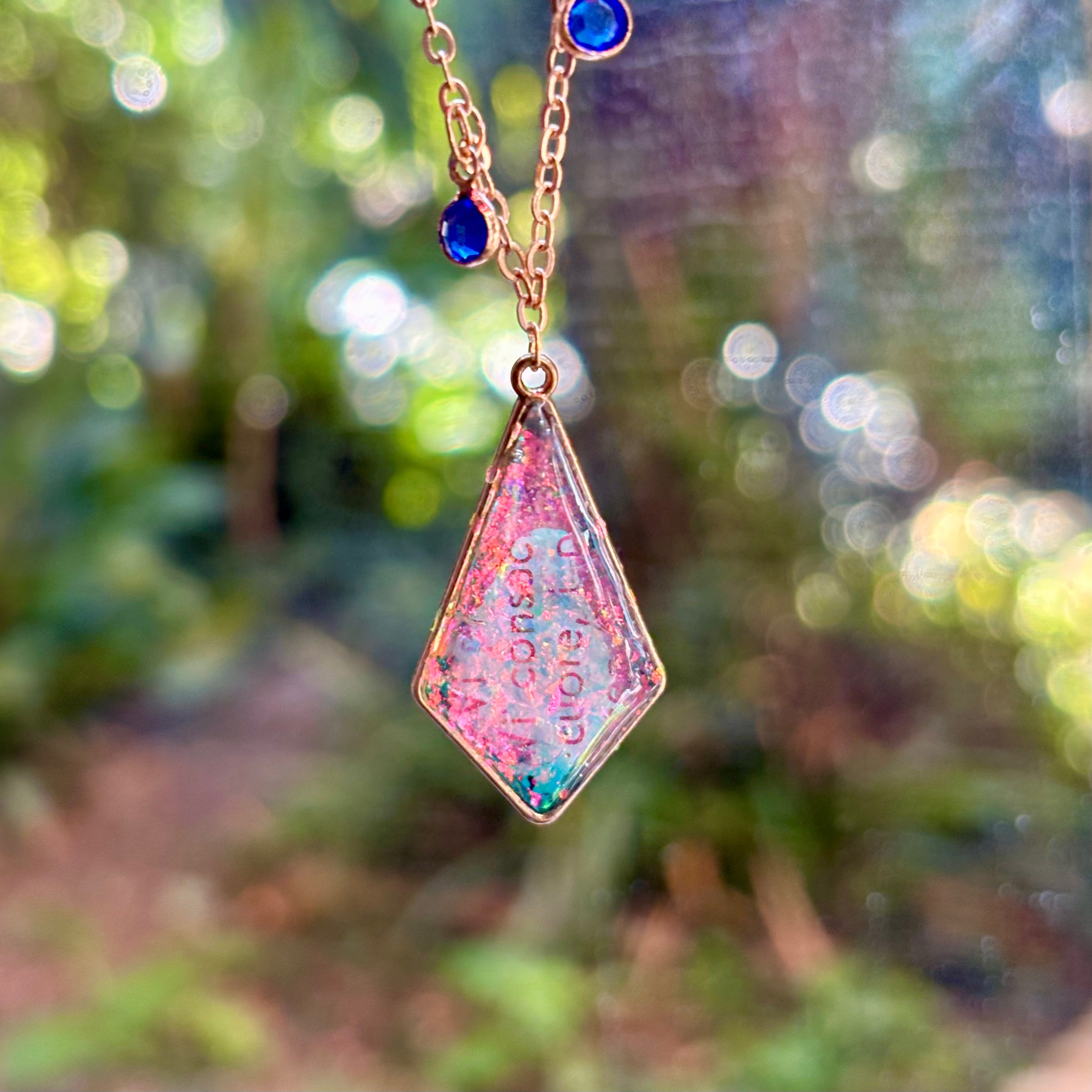 Collana con ciondolo - Ave Maria