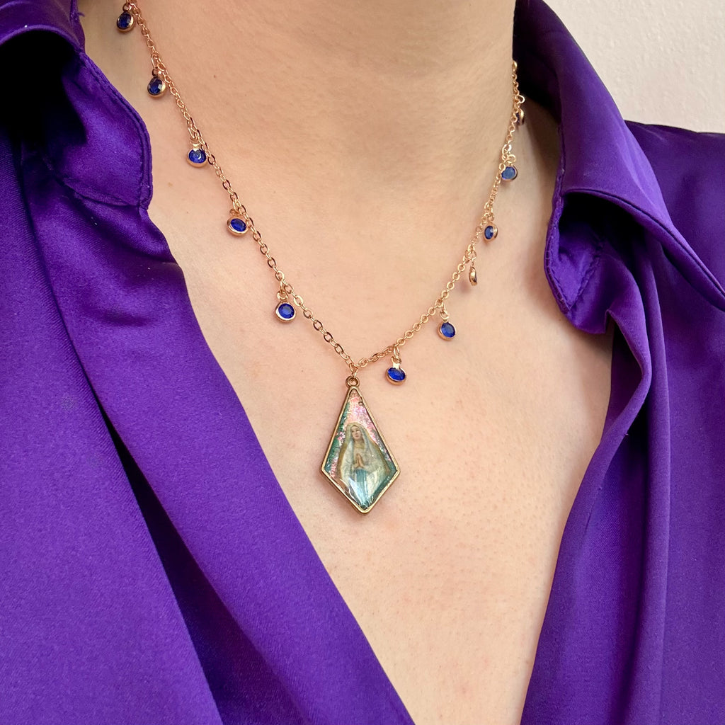 Collana con ciondolo - Ave Maria