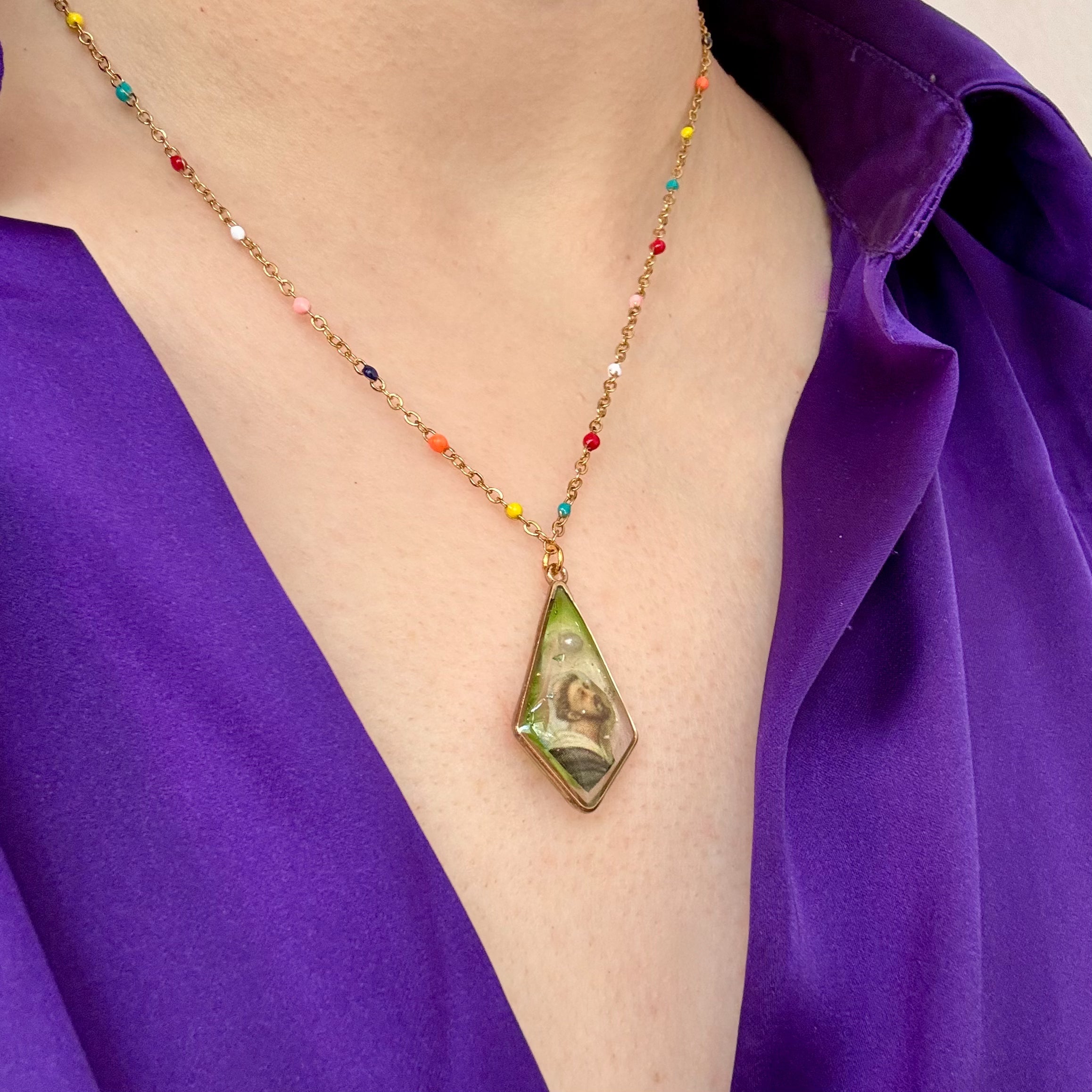 Collana con ciondolo - Francesco d'Assisi