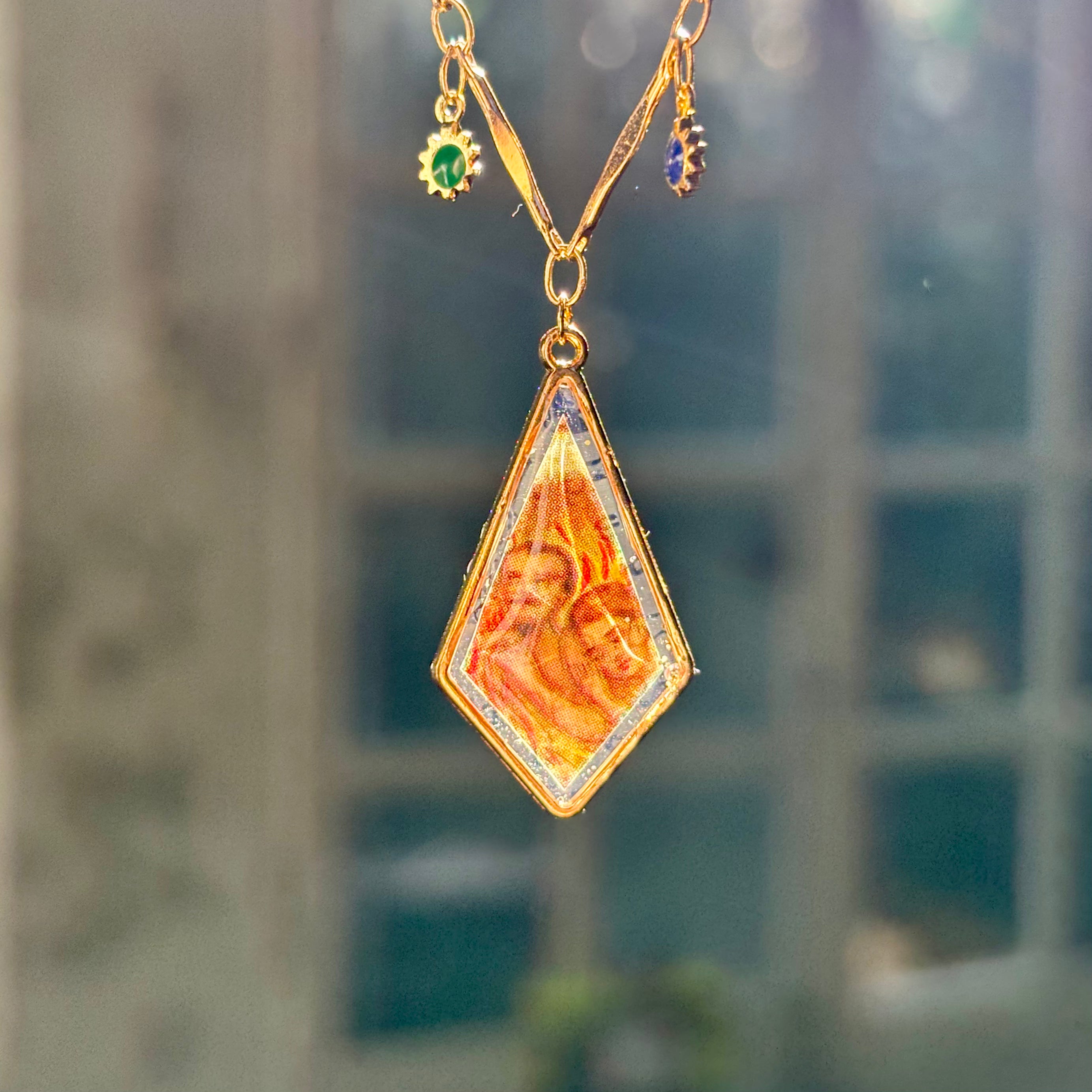 Collana con ciondolo - Nelle Fiamme