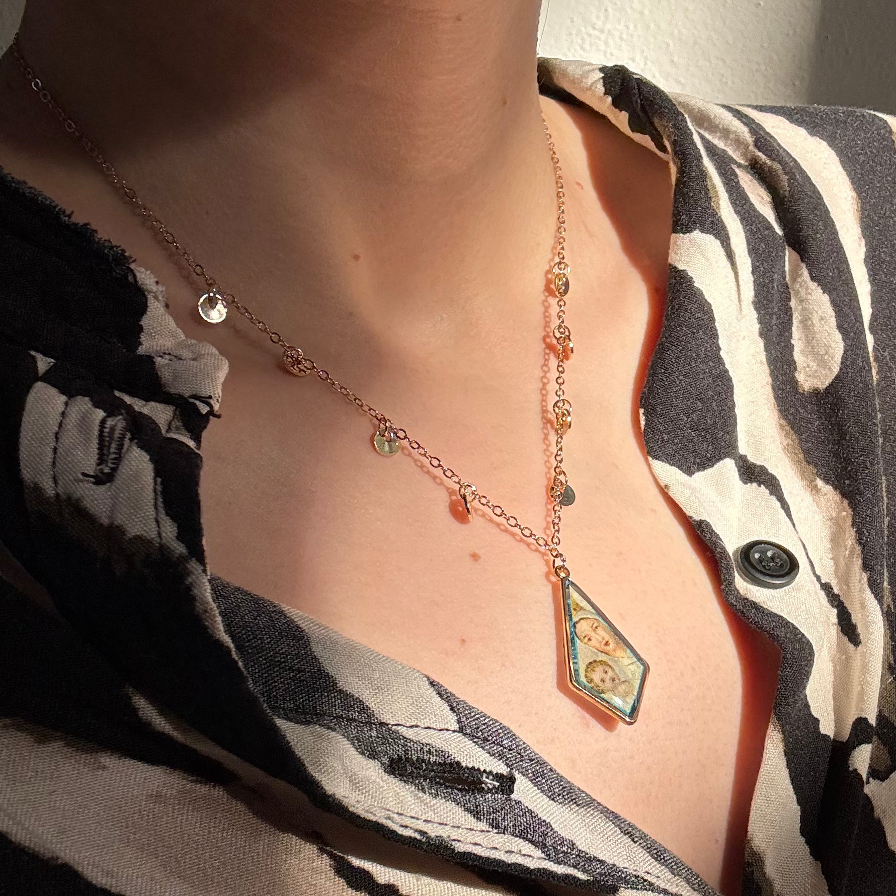Collana con ciondolo - Madre e Figlio