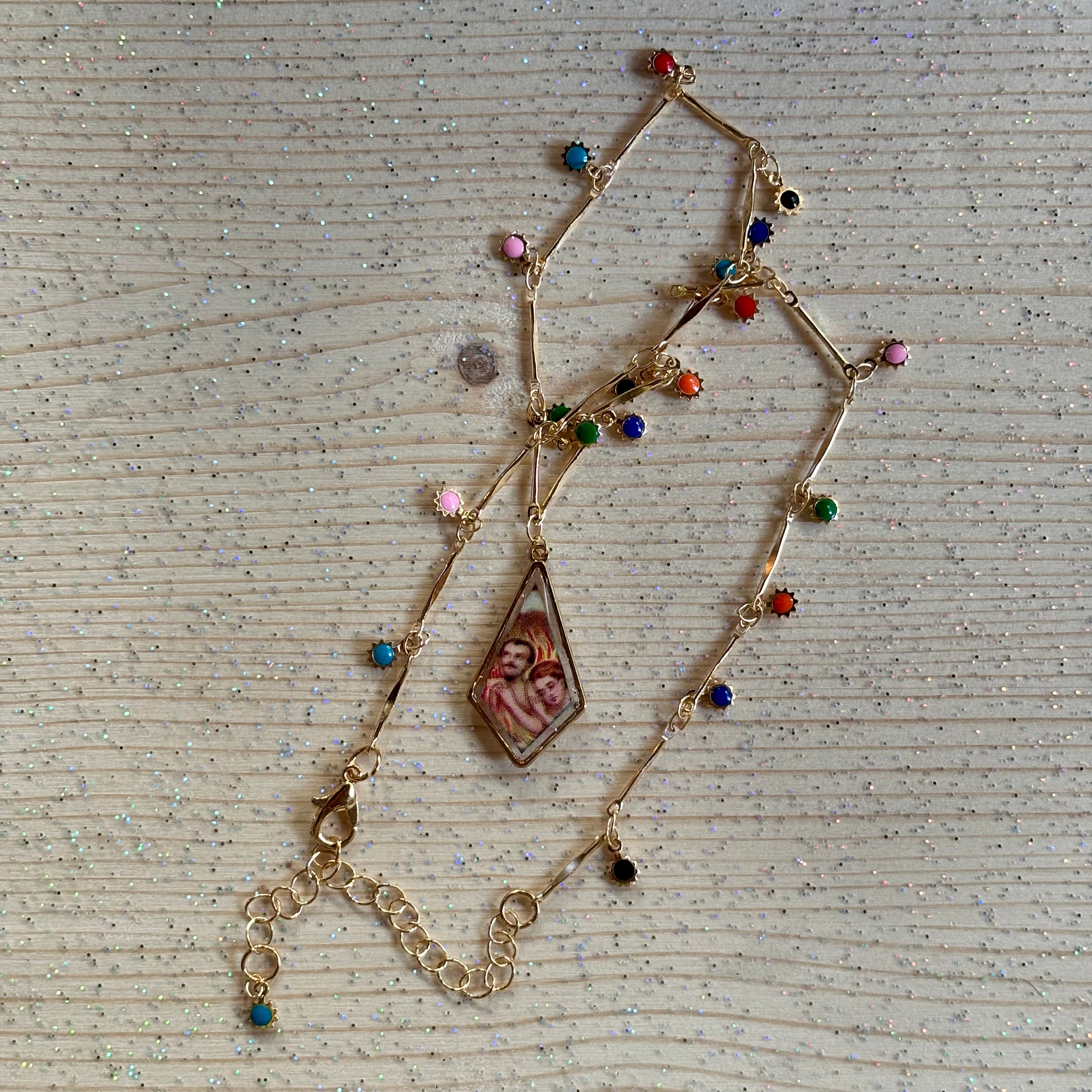 Collana con ciondolo - Nelle Fiamme