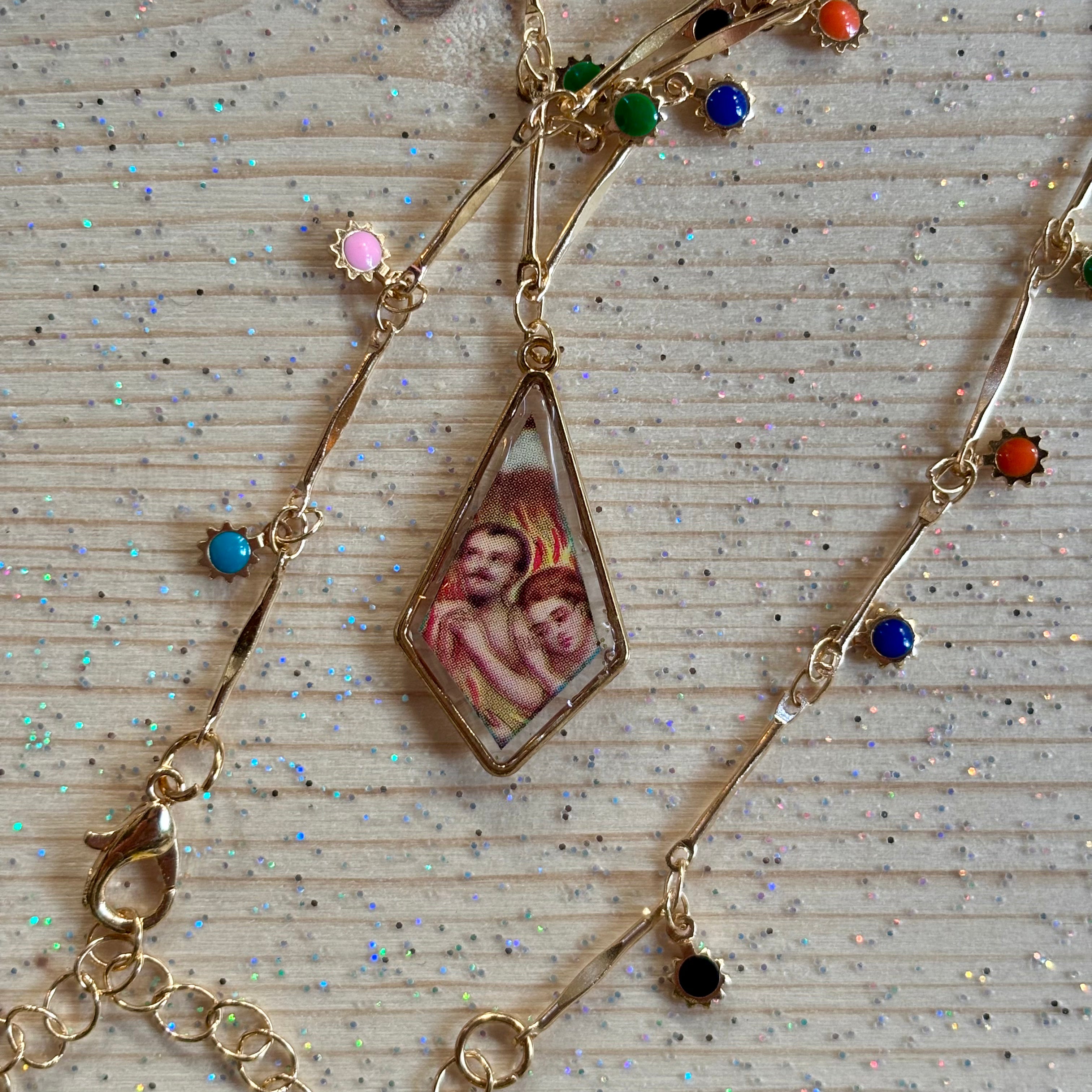 Collana con ciondolo - Nelle Fiamme