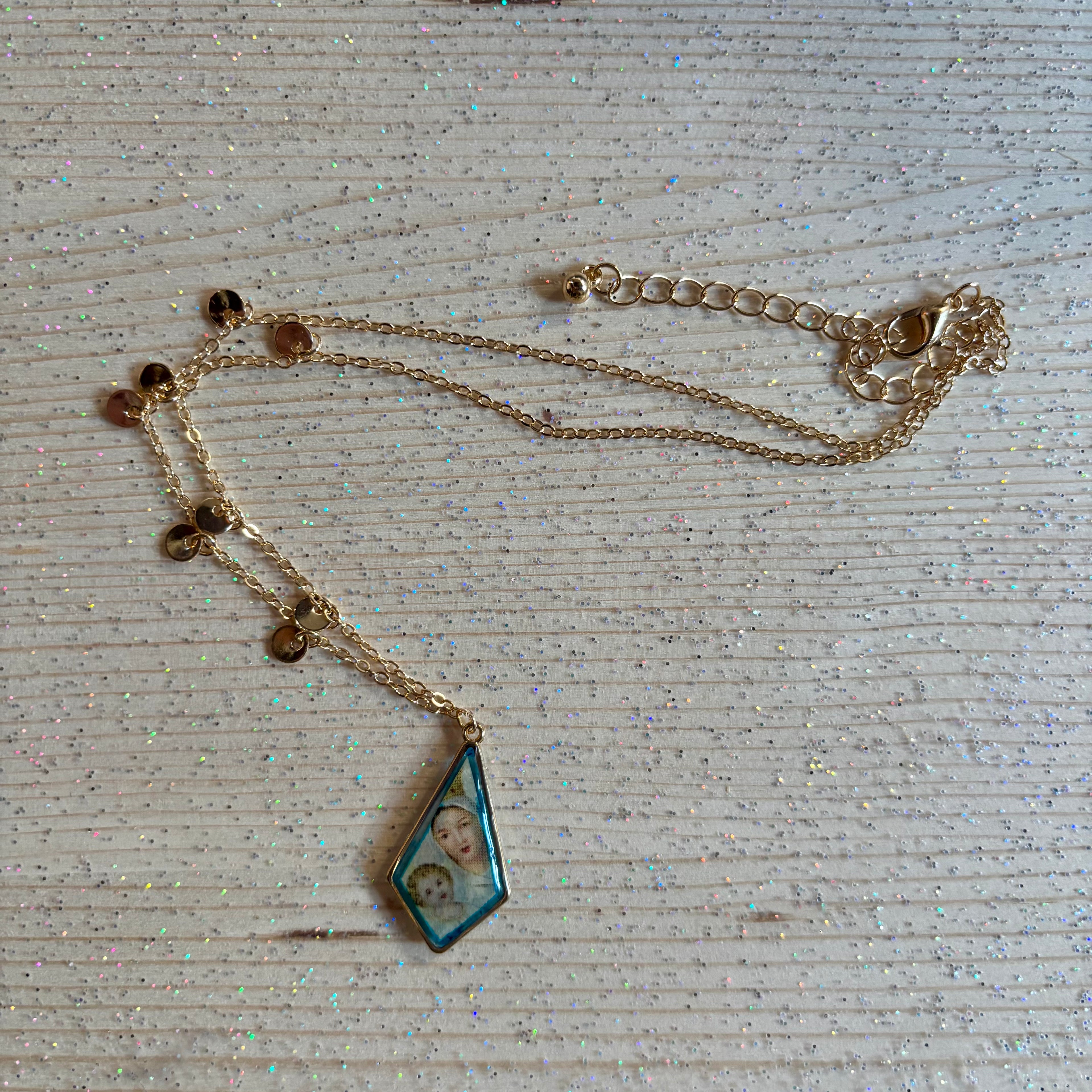 Collana con ciondolo - Madre e Figlio
