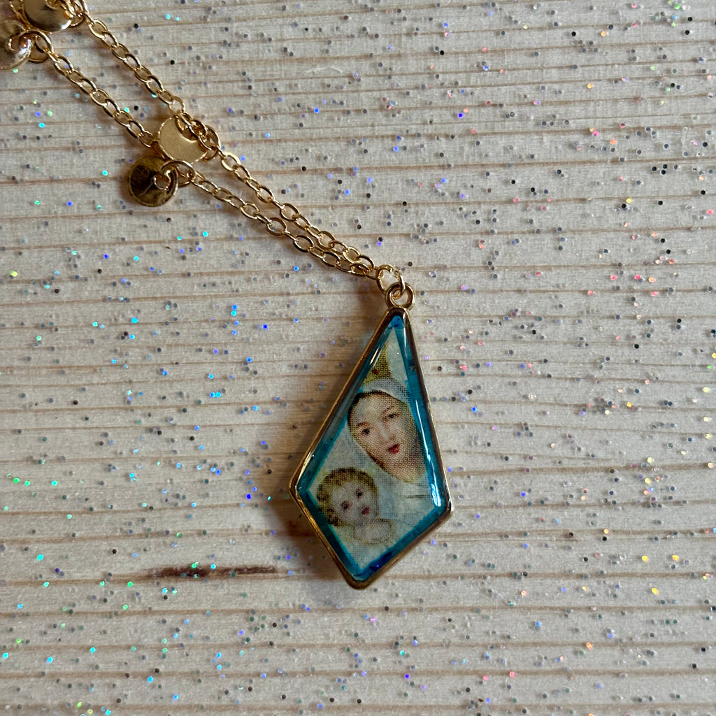 Collana con ciondolo - Madre e Figlio
