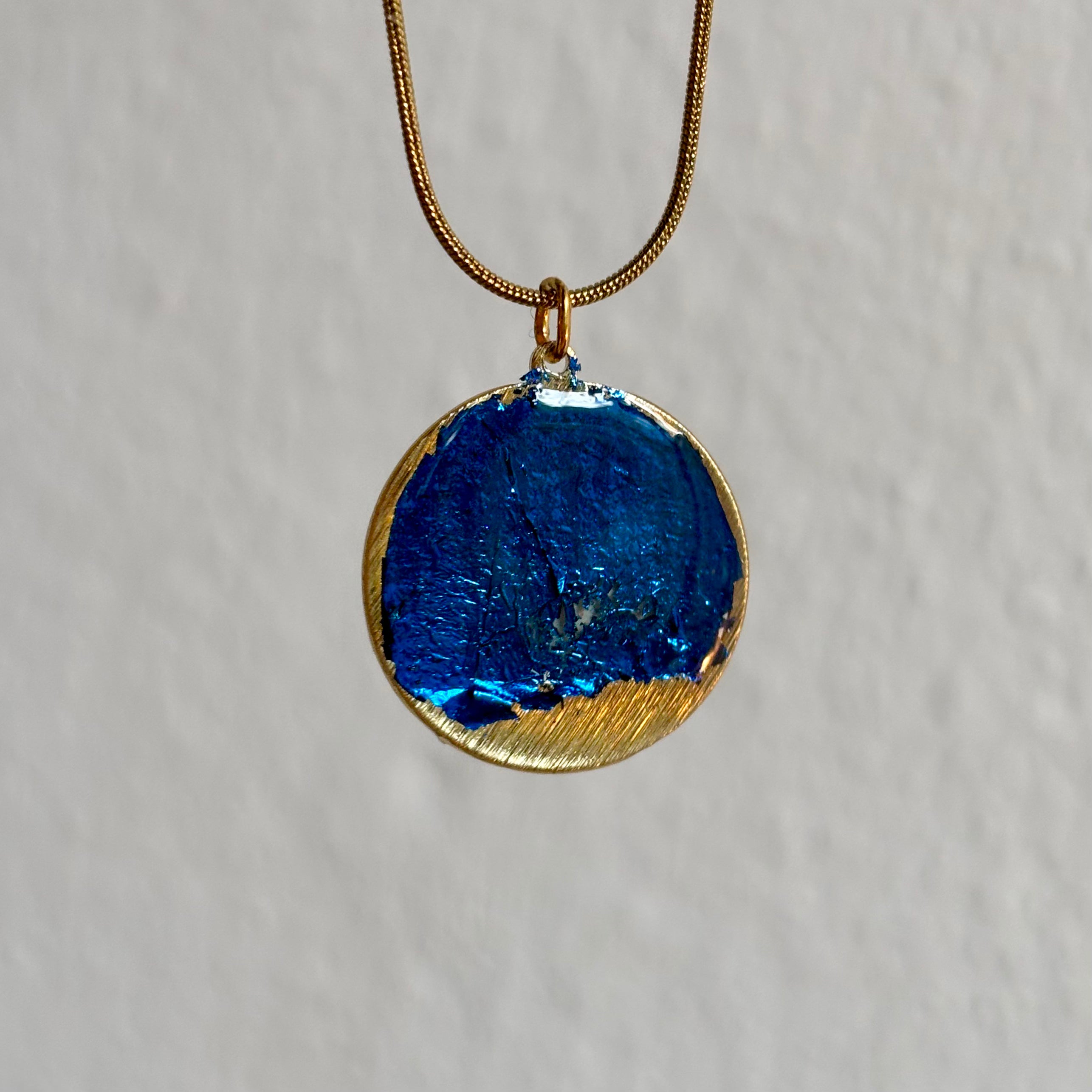Collana con ciondolo - Sandalo Blu