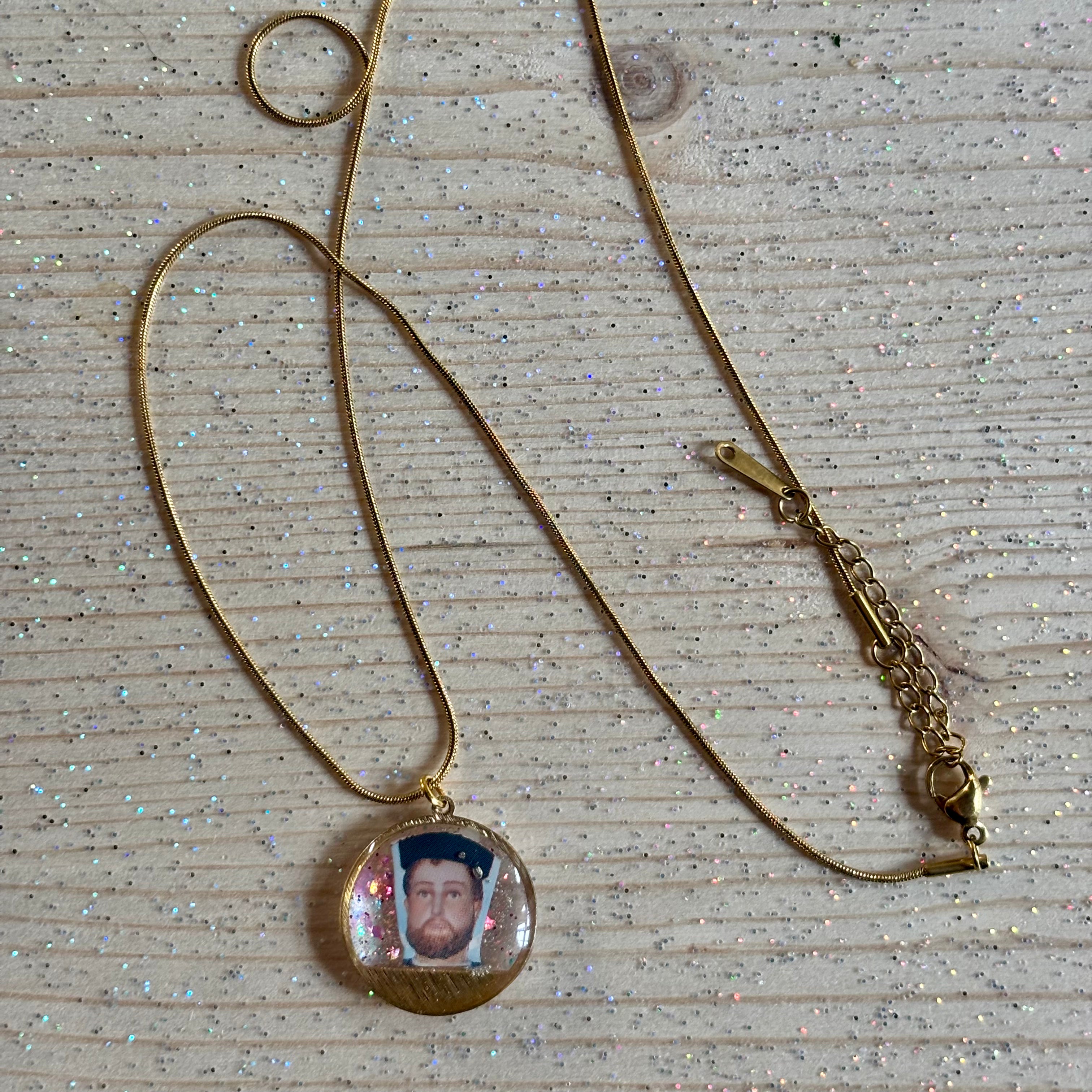 Collana con ciondolo - San Camillo De Lellis