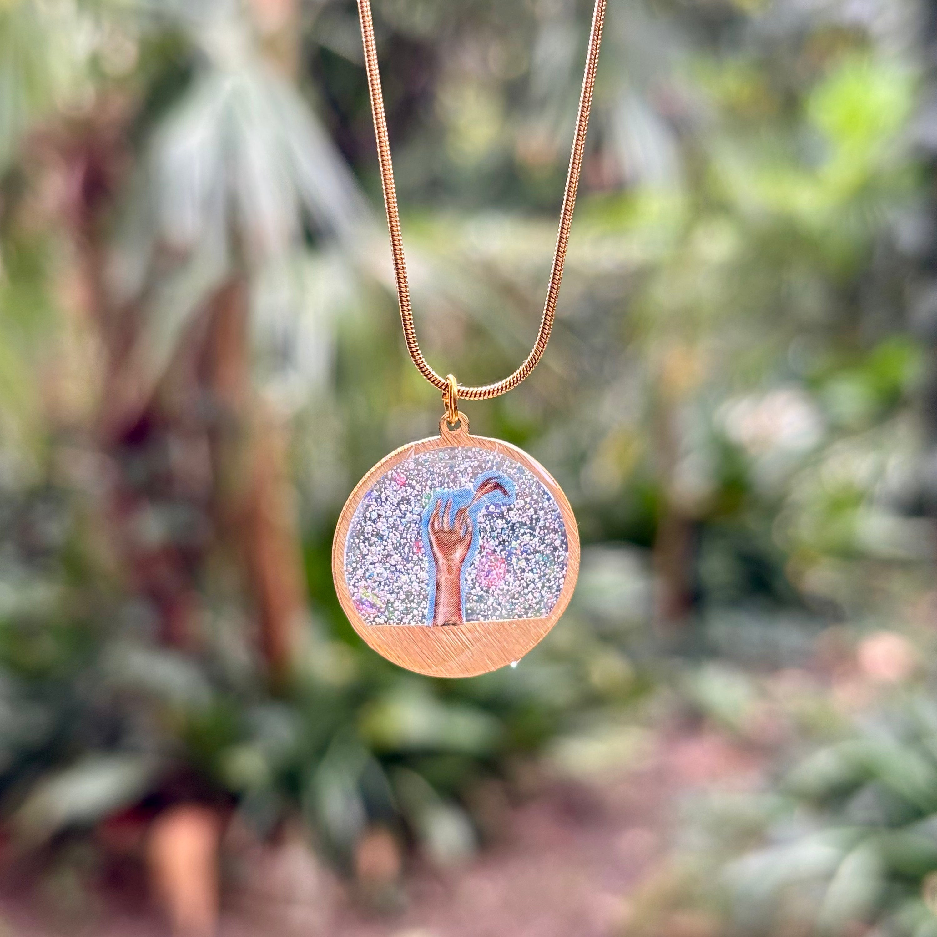 Collana con ciondolo - Una Piuma