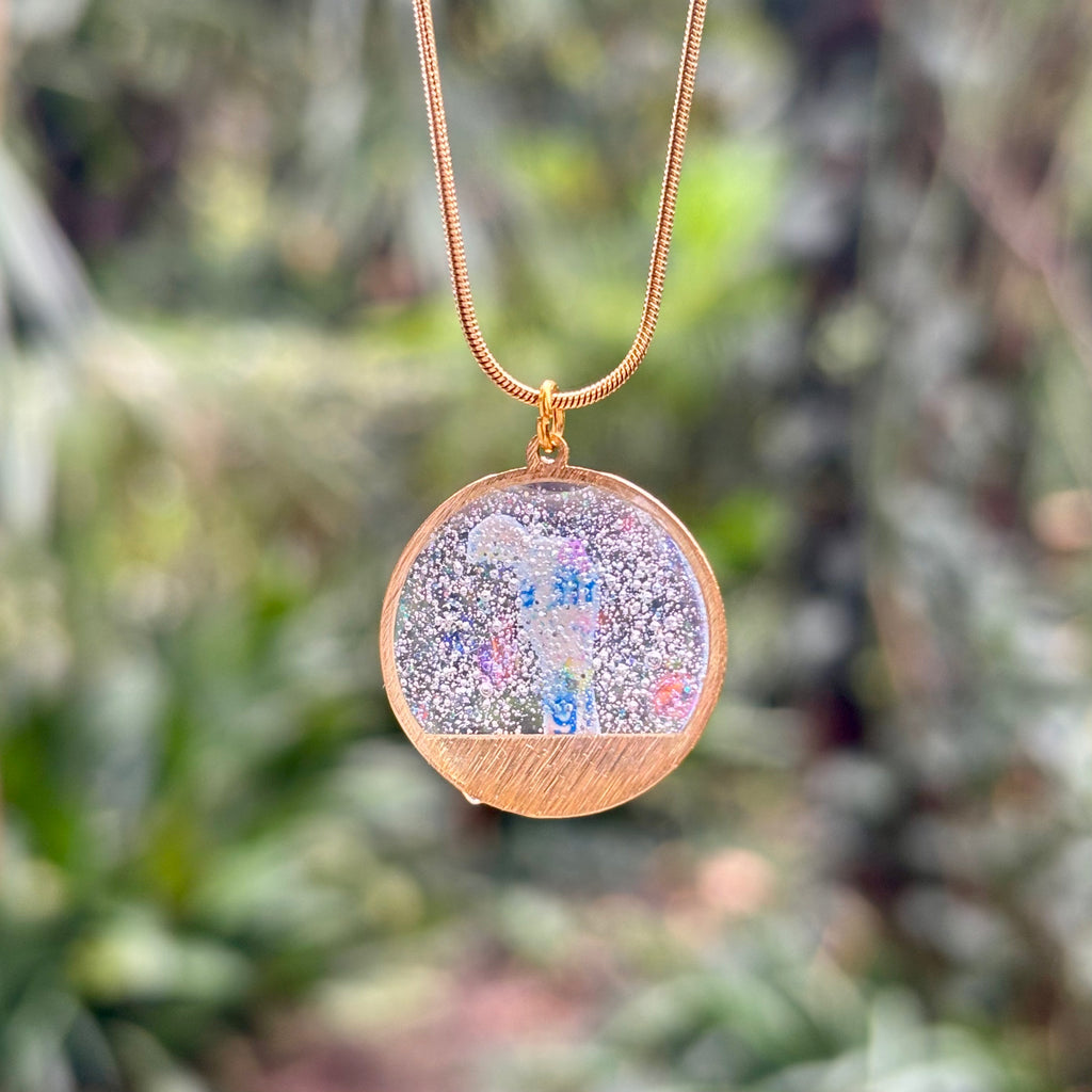 Collana con ciondolo - Una Piuma