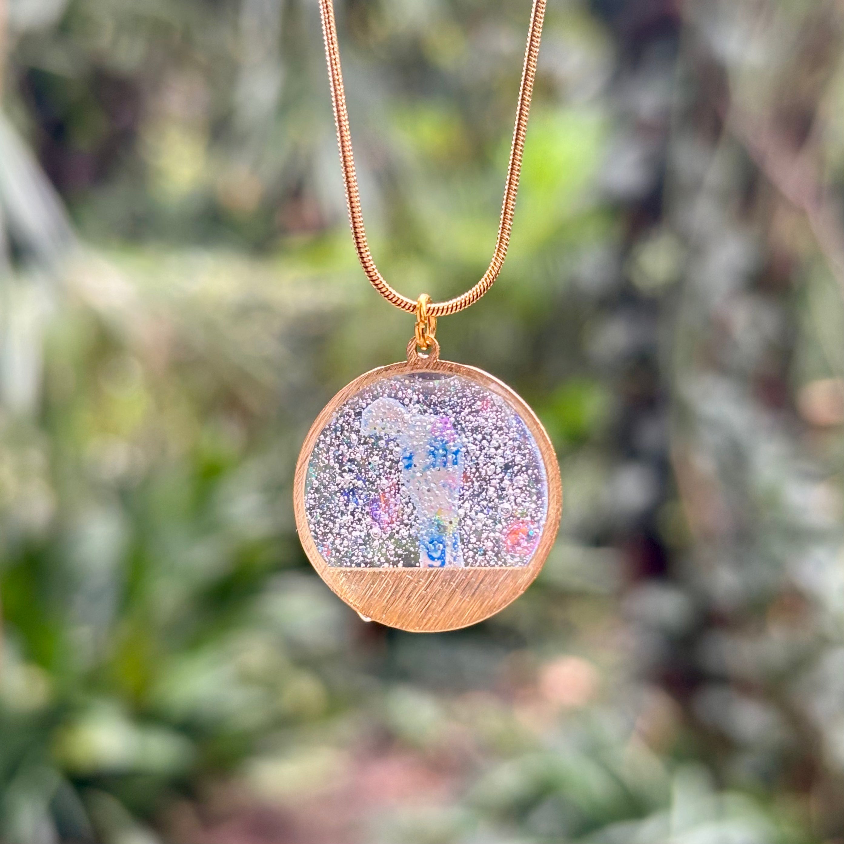 Collana con ciondolo - Una Piuma