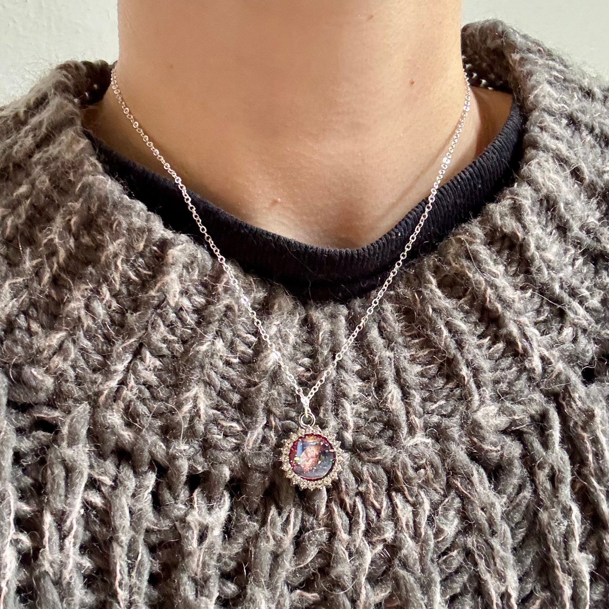 Collana con ciondolo - Piede Pellegrino