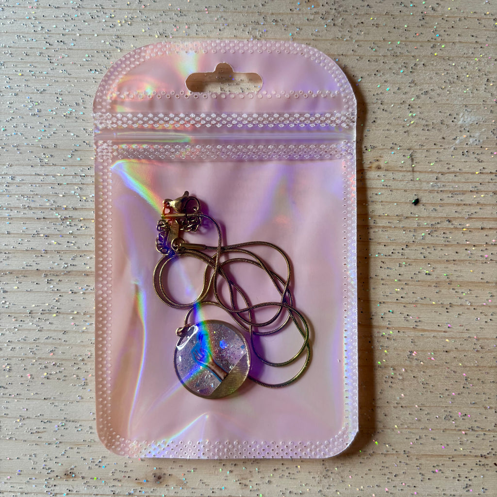 Collana con ciondolo - Una Piuma