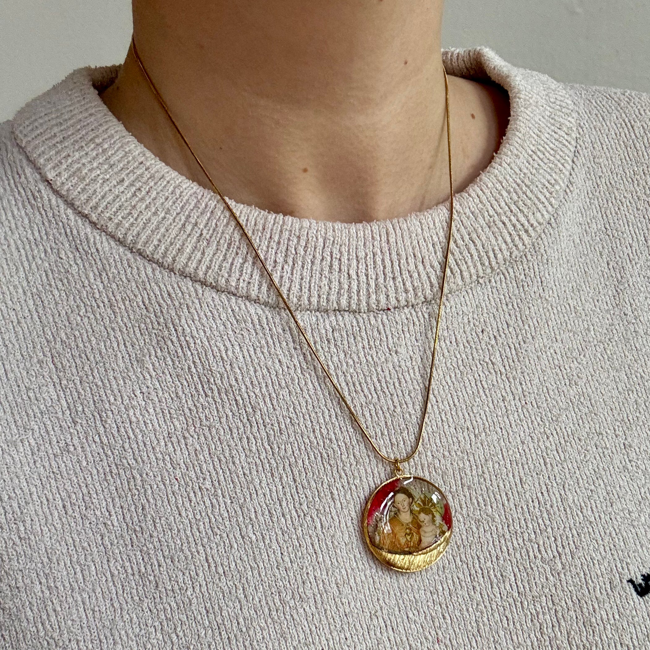 Collana con ciondolo - Santuario Di Mussomeli