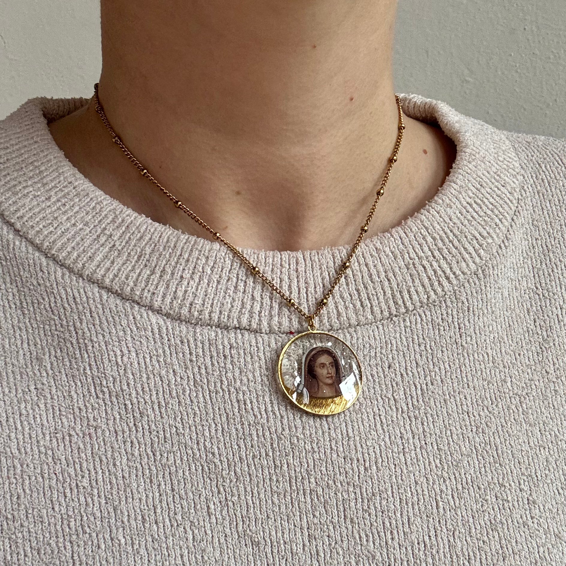 Collana con ciondolo - Santa Maria Del Parto