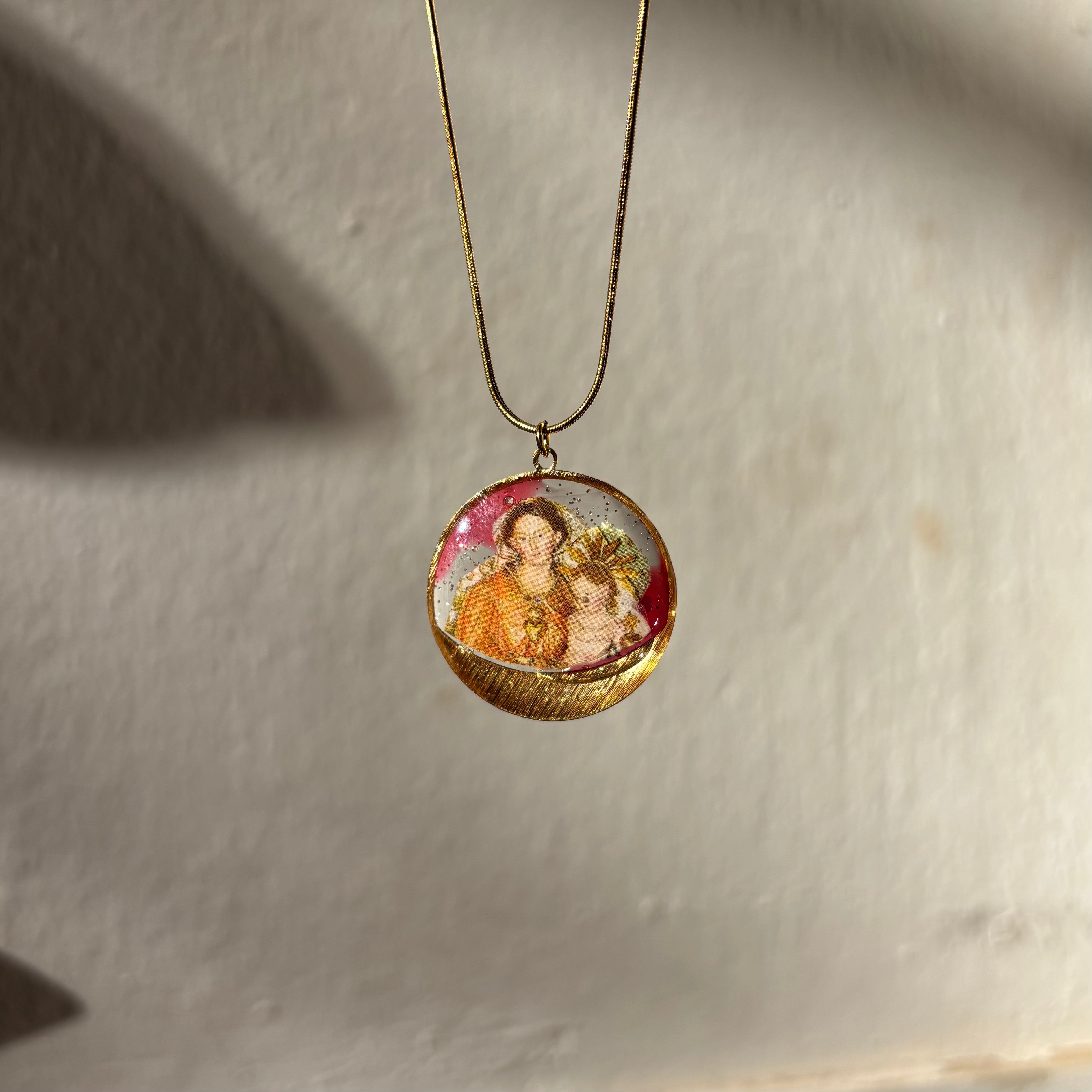 Collana con ciondolo - Santuario Di Mussomeli