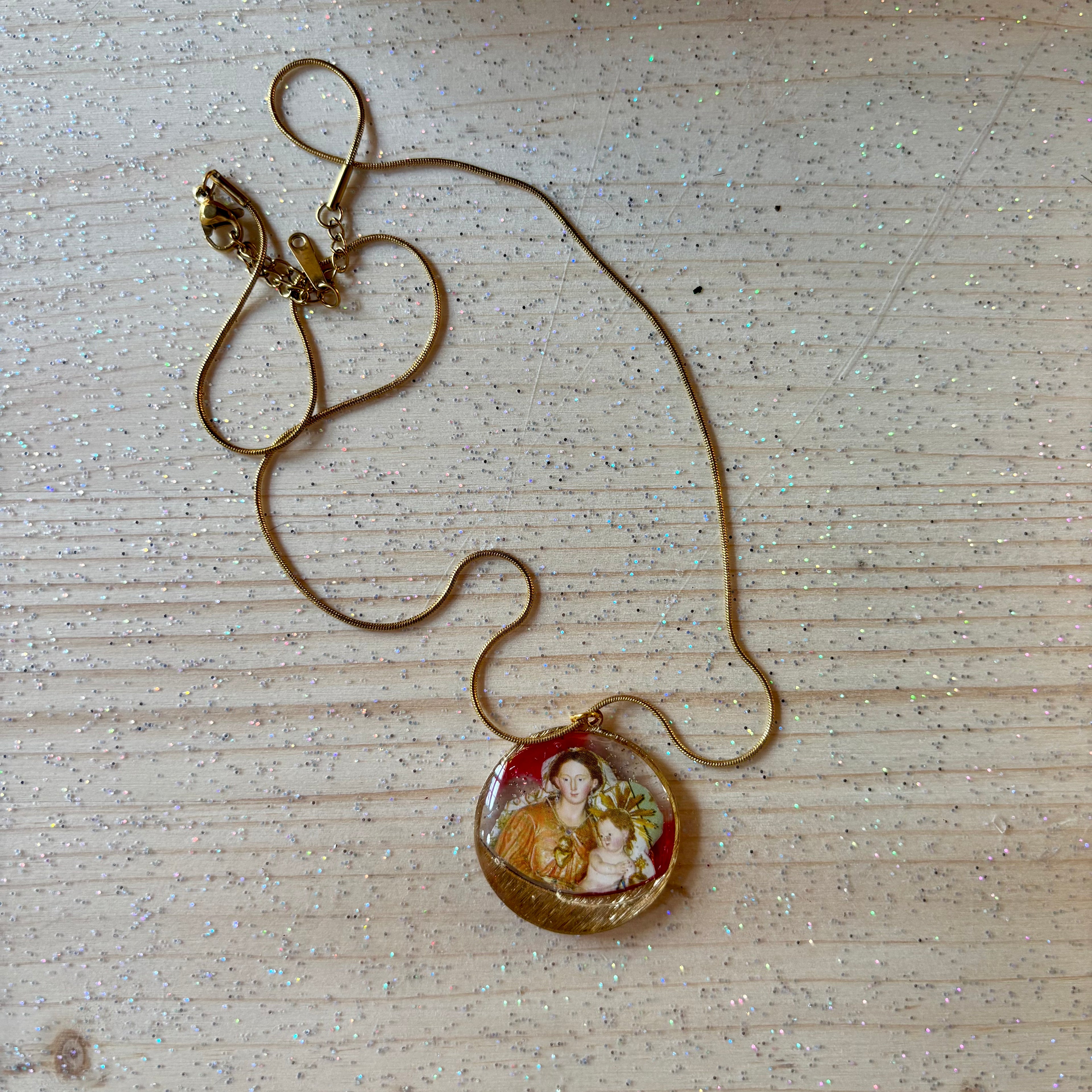 Collana con ciondolo - Santuario Di Mussomeli