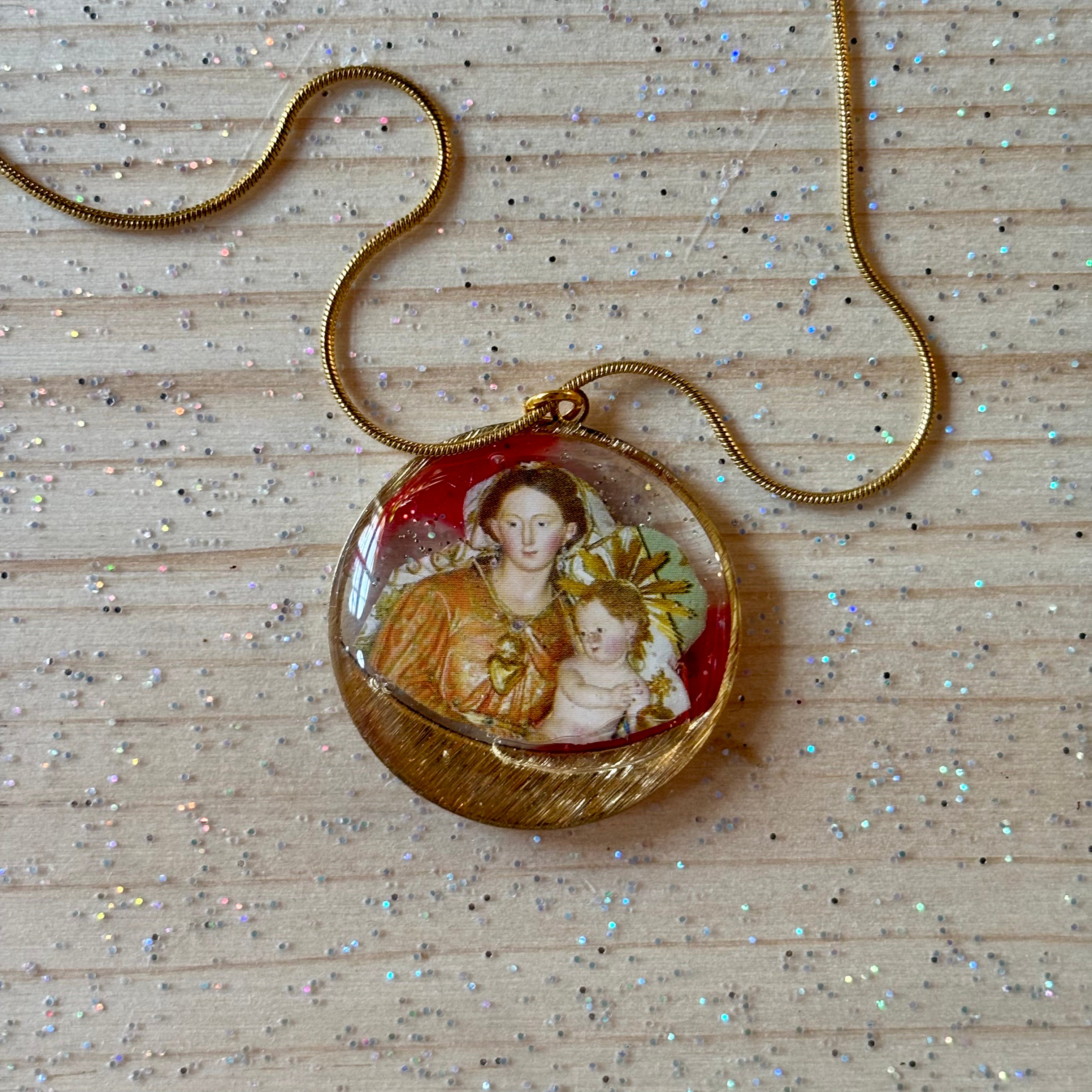 Collana con ciondolo - Santuario Di Mussomeli