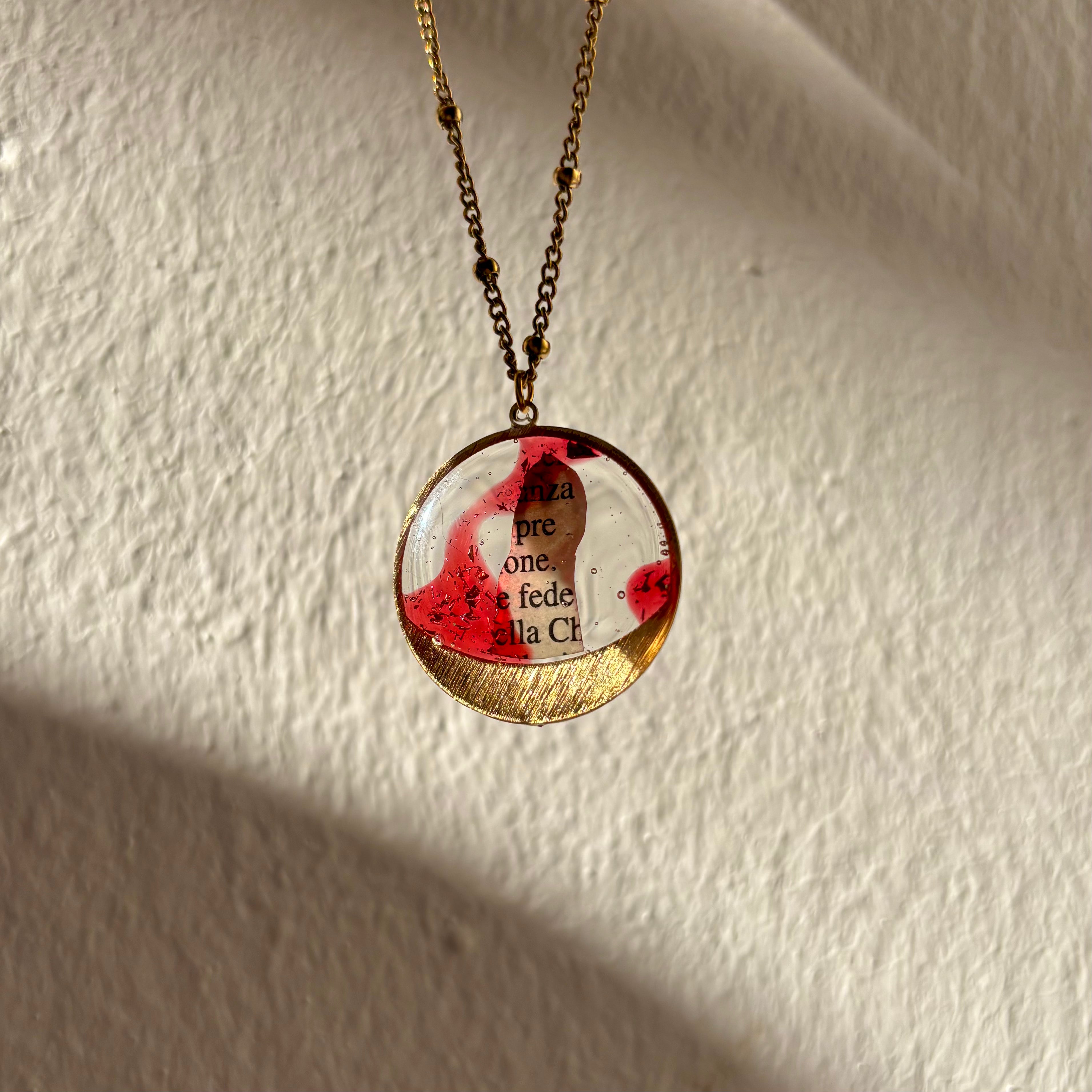 Collana con ciondolo - Mare Rosso