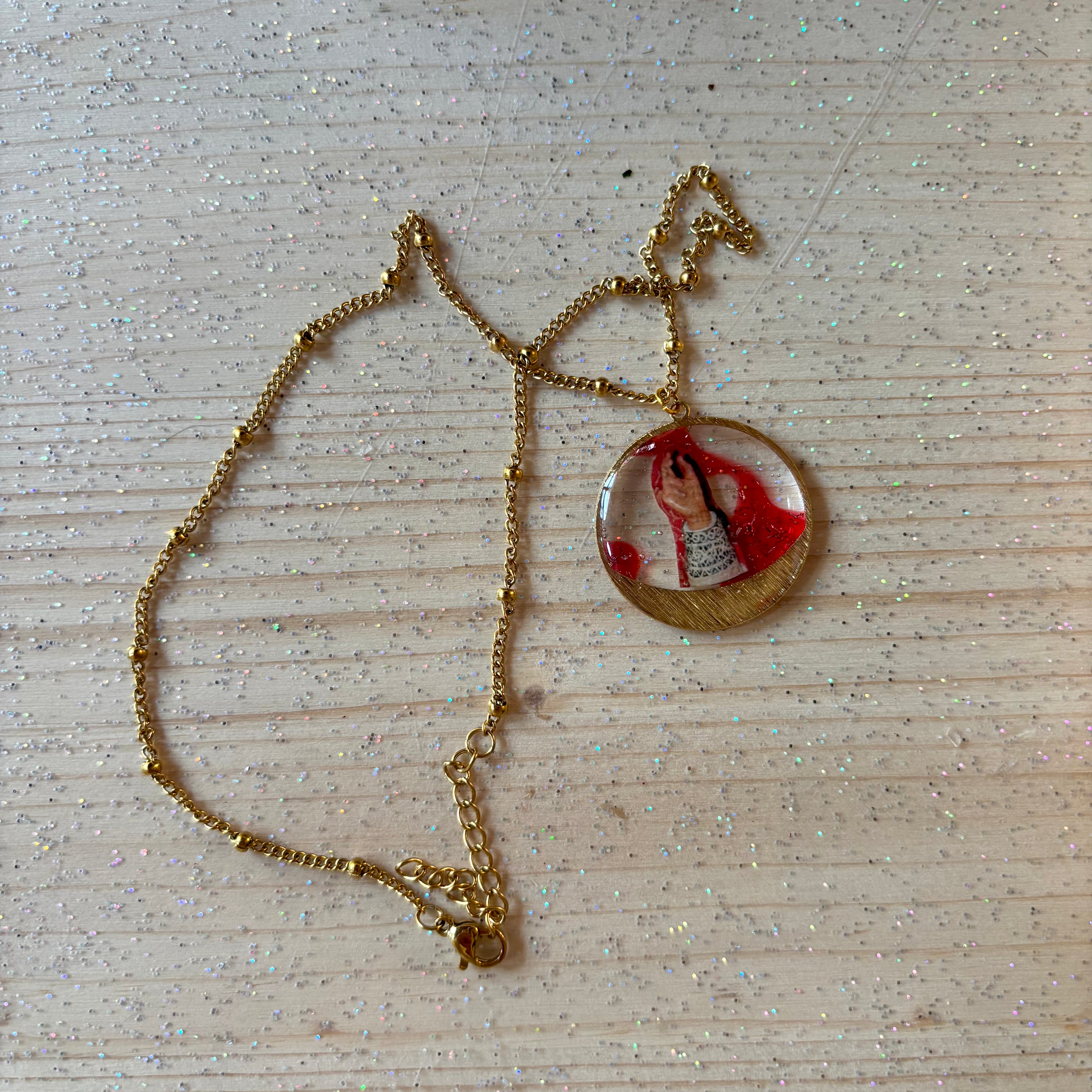 Collana con ciondolo - Mare Rosso