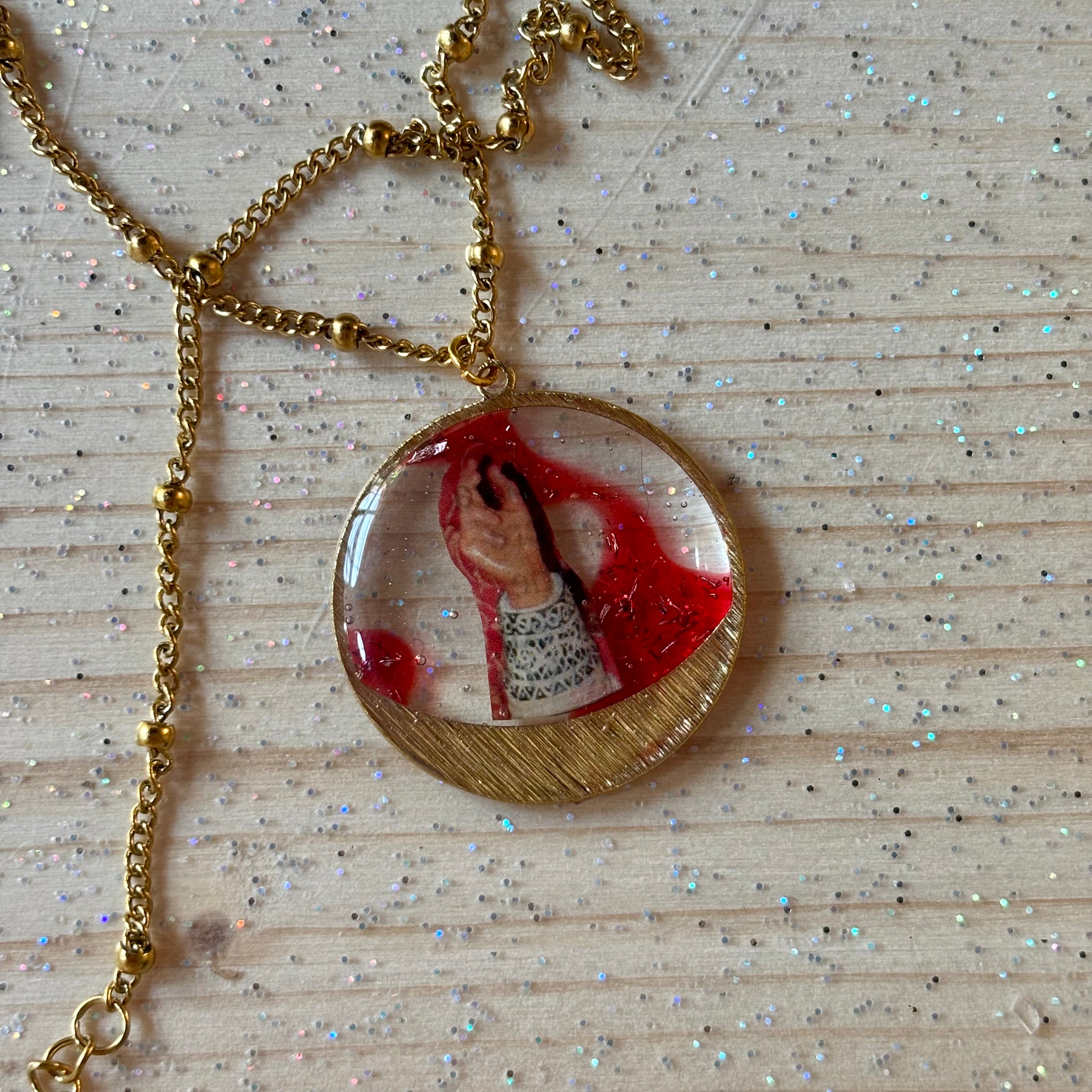 Collana con ciondolo - Mare Rosso